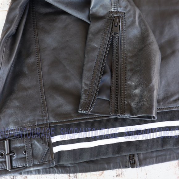 Mauritius Fazyl Black 100% New Genuine Lambskin Leather Jacket For Men - Picture 5 of 7